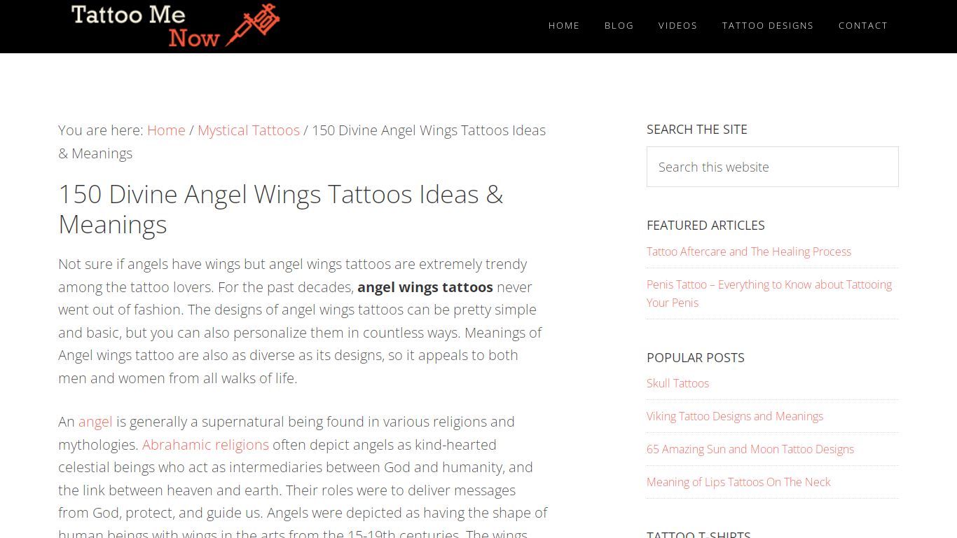 150 Divine Angel Wings Tattoos Ideas & Meanings - Tattoo Me Now